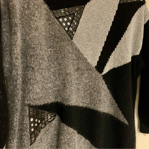 Authentic VTG 1980s Abstract Sweater - Picture 4 of 5